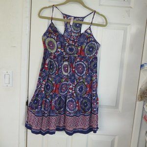 xhilaration Batik look sundress size Medium